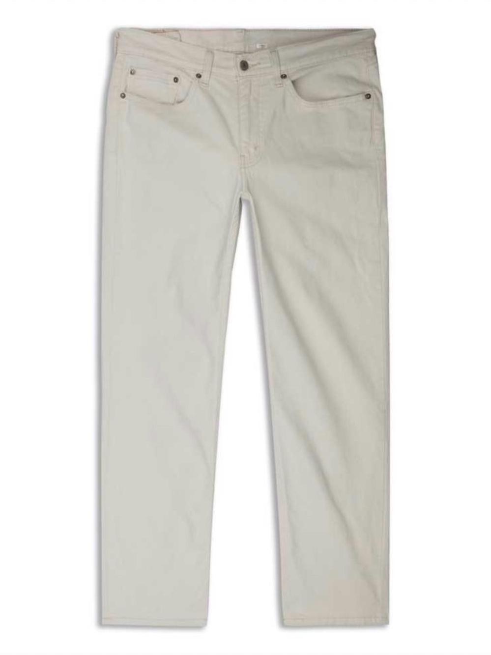 Levi's 514 Straight Jeans in Light Cream khaki 33 x 32 chino